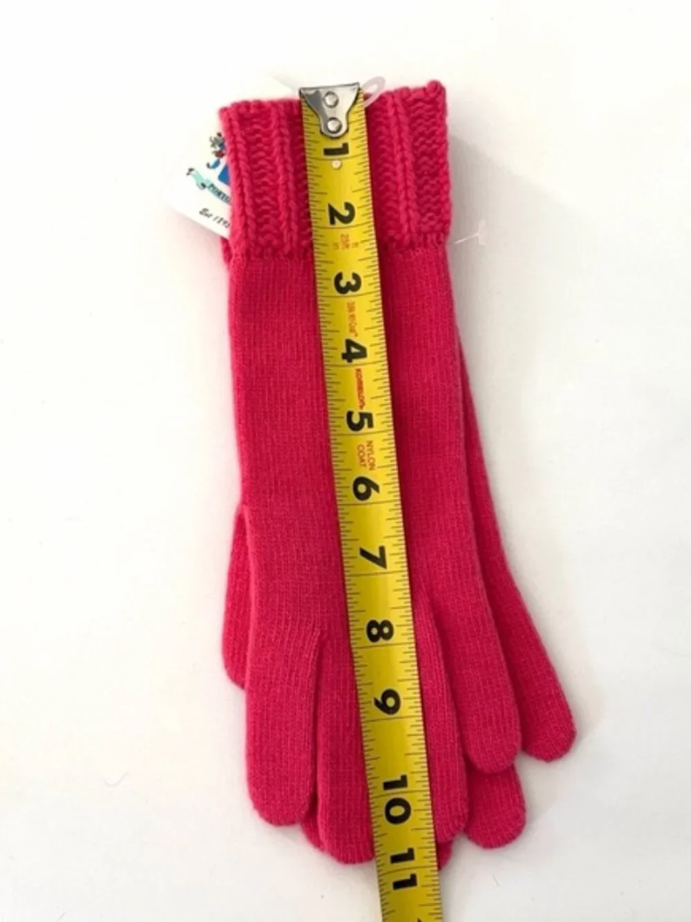 Portolano Lambswool Wool Gloves Pink New with tags